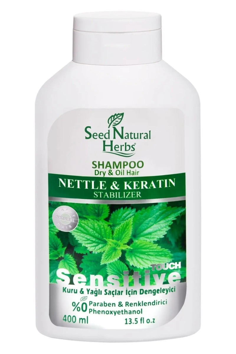 Seed Natural Herbs Isırgan Otu & Keratin Dengeleyici Şampuan 400 ml
