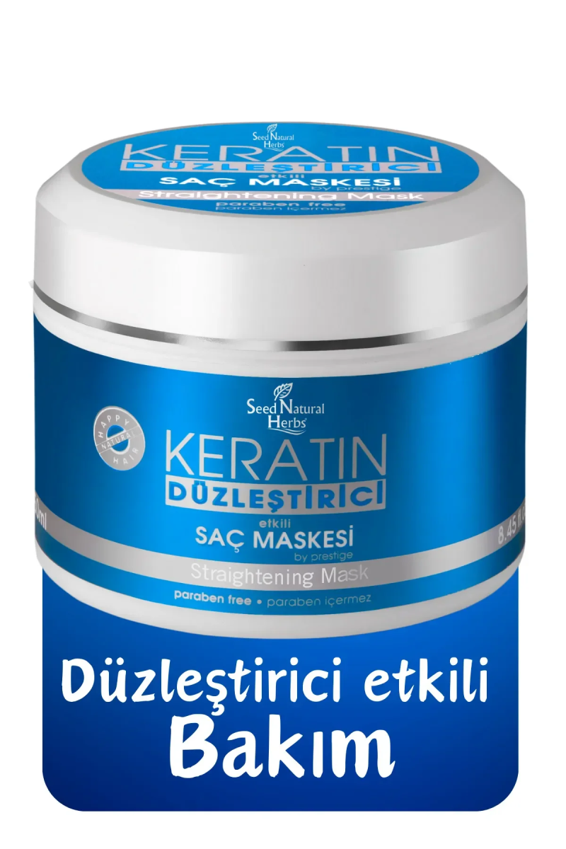 Seed Natural Herbs Düzleştirici Keratin Saç Maskesi 250 Ml